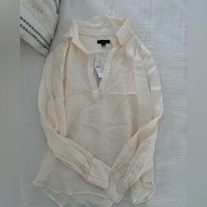 J. Crew Cream Blouse for Women